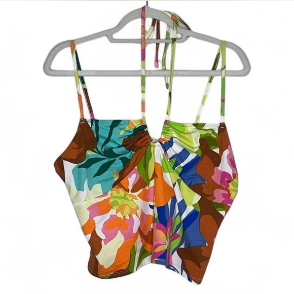 Future Collective Floral Multicolor Women's Top - Picture 1 of 5